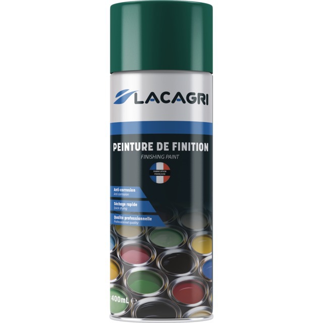 Peinture de Finition Vert Mousse Aerosol 400ML Lacagri référence fournisseur 238492